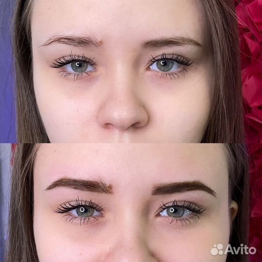 Коррекция бровей