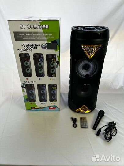 Портативная колонка bt speaker ZQS-6203