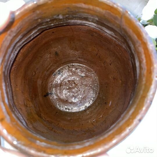 Горшок керамический глиняный кувшин крестьянский