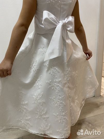 Платья для девочек, два одинаковых 122(6-7лет)