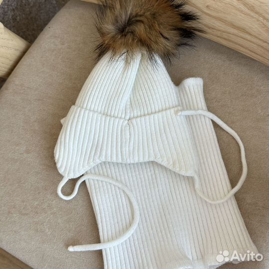 Шапка шарф снуд