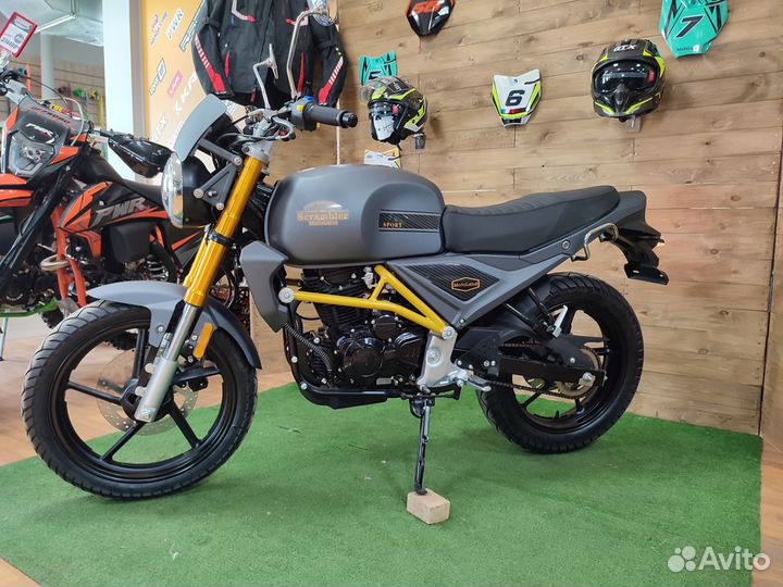 Мотоцикл дорожный Motoland scrambler 250