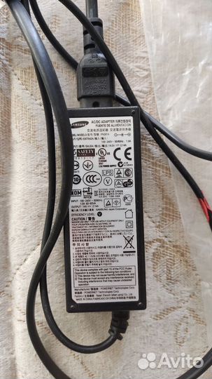 Блок питания 14v для монитора Samsung ноутбука