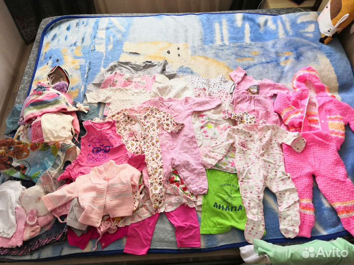Детские вещи для девочки от 0 до 1.5 года