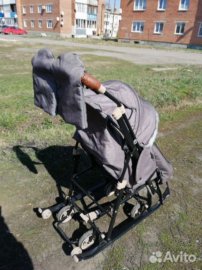 Детские санки коляска