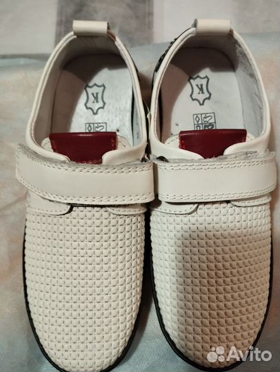 Мокасины для мальчика 28 размер кожаные