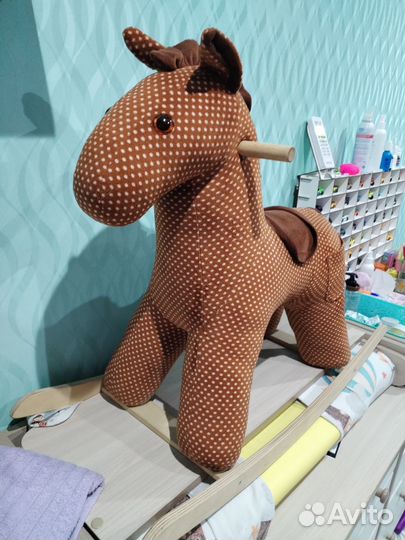 Детская лошадка качалка