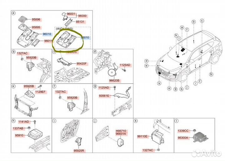 Накладка Hyundai Tucson TL G4nahu875034 2018