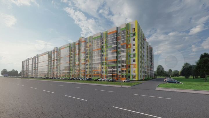 2-к. квартира, 49,5 м², 8/10 эт.