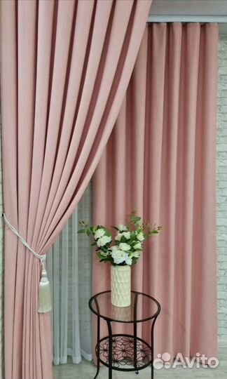 Шторы шир 1.5 выс 2.6 х 2 шт осьался 1 компл