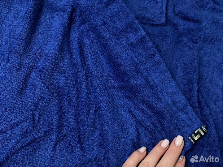 Мужское полотенце для бани и сауны на липучках