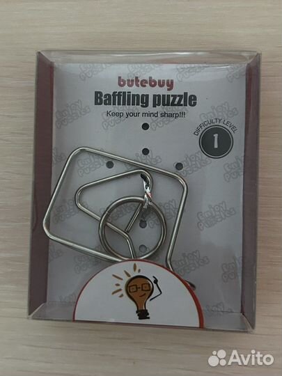 Игра головоломка металл Baffling puzzle