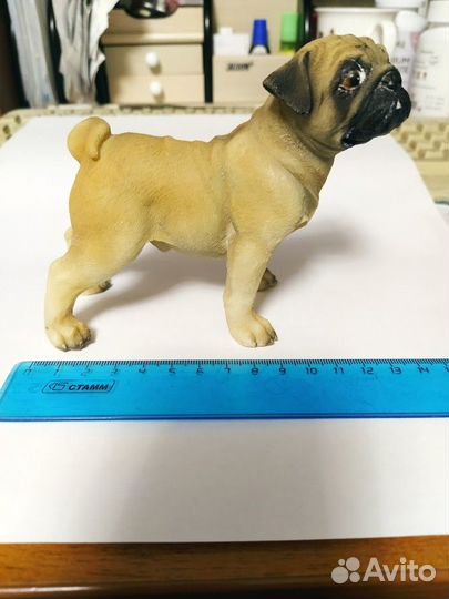 Статуэтка мопс полистоун