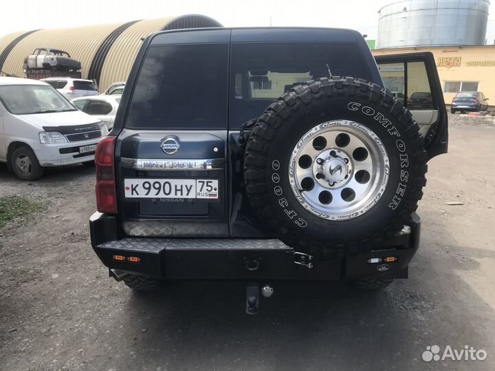 Силовой бампер задний Nissan Patrol Y61