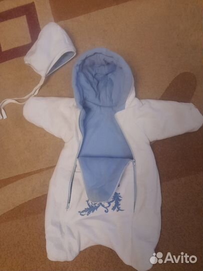 Конверт на выписку для мальчика зима