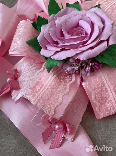 Бант на выписку для девочки