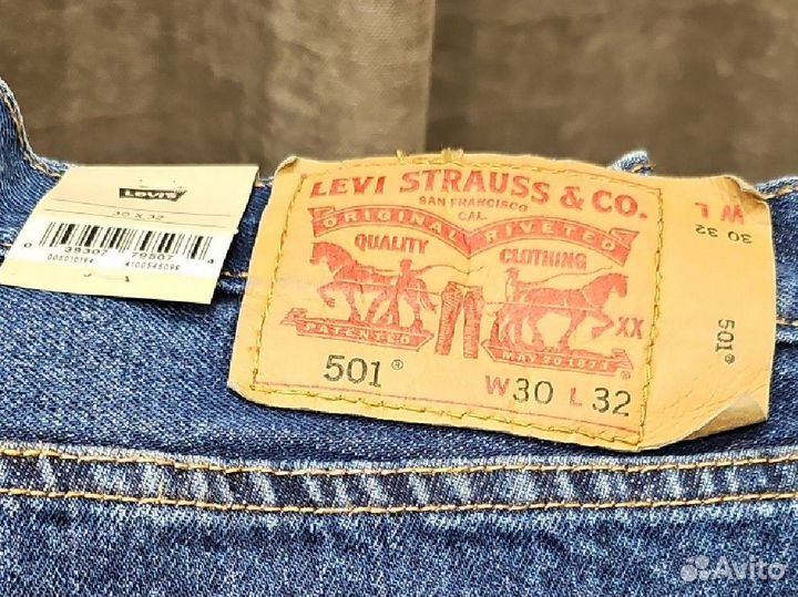 Джинсы Levi’s 501 W30 L32 made in Mexico