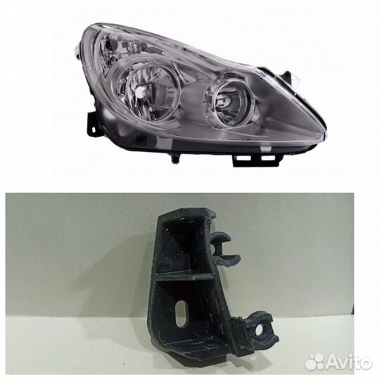 Кронштейн фары Corsa D (06-14) R нижний к крылу