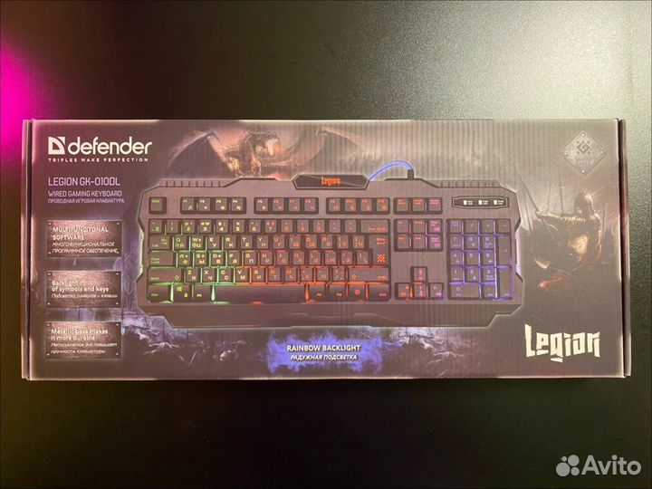 Игровая клавиатура defender