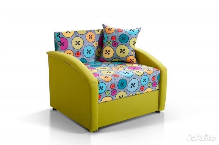 Диван Даня-750 Пуговки раскладной