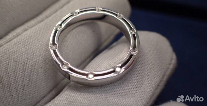 Золотое кольцо Damiani 5 гр 0.2 ct