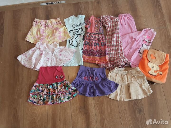 Одежда для девочки пакетом для 2-4 лет