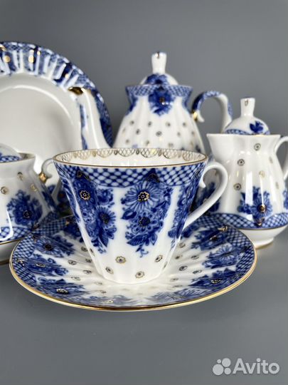 Шикарный набор 6 шт лфз эгоист корзиночка сервиз