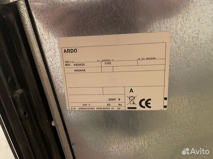 Духовой шкаф ardo