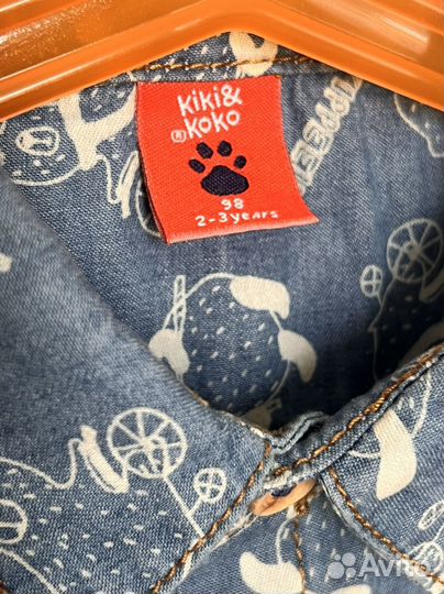 Джинсовая рубашка на мальчика