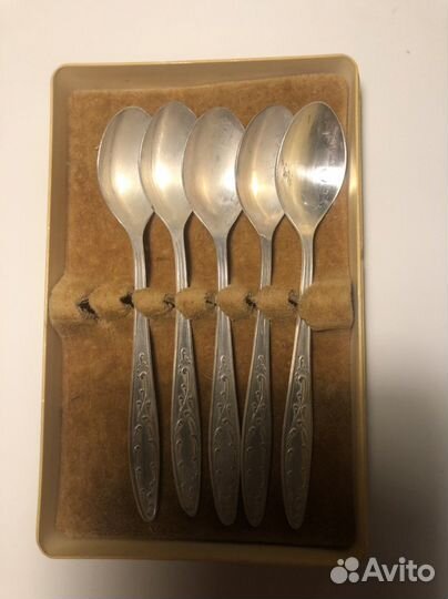 Набор мельхиоровых ложек СССР