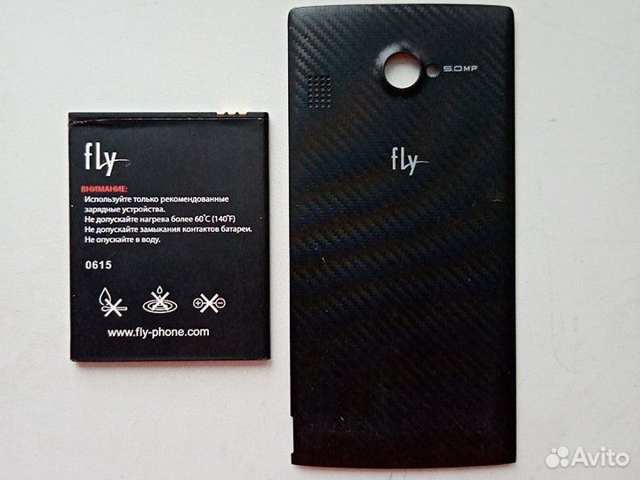 Батарея и крышка на fly