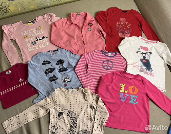 Кофты для девочки 5-8 лет 110-128