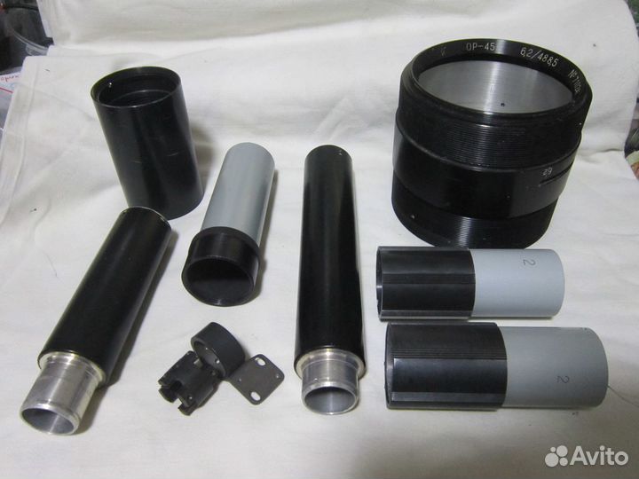 Разные детали для микроскопов и телескопов