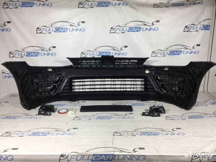 Передний бампер Volkswagen Golf 7 стиль R R20