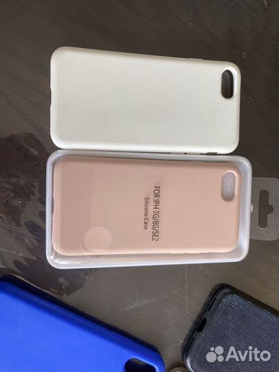 Чехлы для телефонов б/у (iPhone 10 и 7)