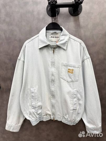 Джинсовая куртка Miu Miu на весну
