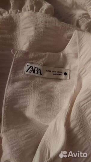 Платье zara цвет молочный