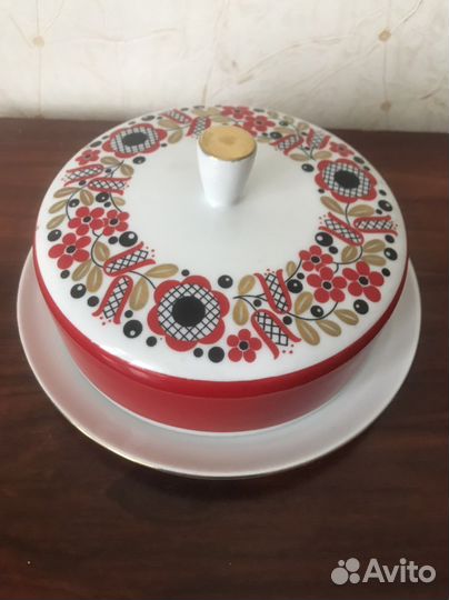 Масленка фарфор гдр