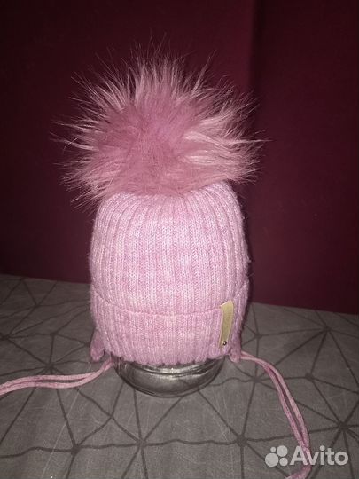 Шапка зимняя для девочки 48 50