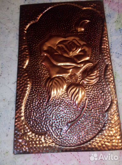 Чеканка роза