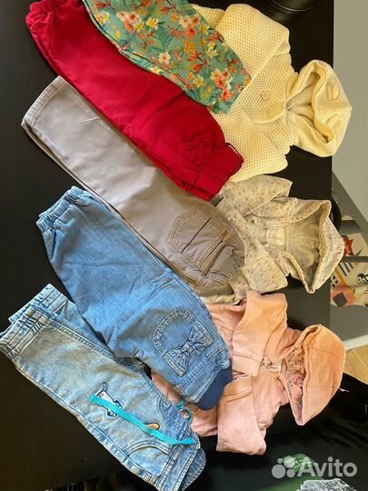 Одежда на девочку 74-80 пакет