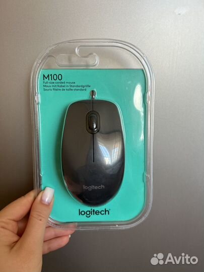 Мышь logitech m100