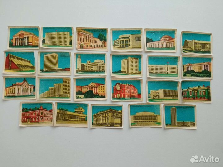 Этикетки спичечные СССР, 80 шт