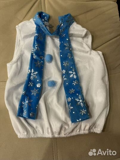 Новогодний костюм Снеговика