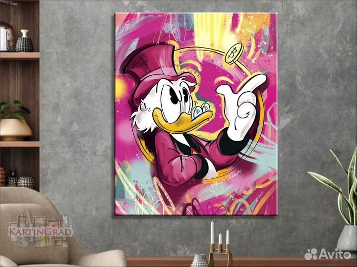 Популярные крутые картины Скрудж Макдак / Арт 47