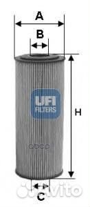 Фильтр масляный Ufi 196 ELH4445, OX370D1