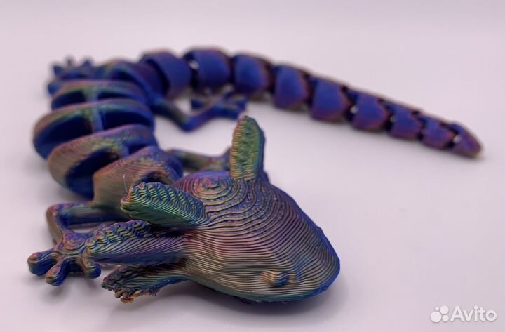 Игрушка подвижная детская Аксолотль 18 см