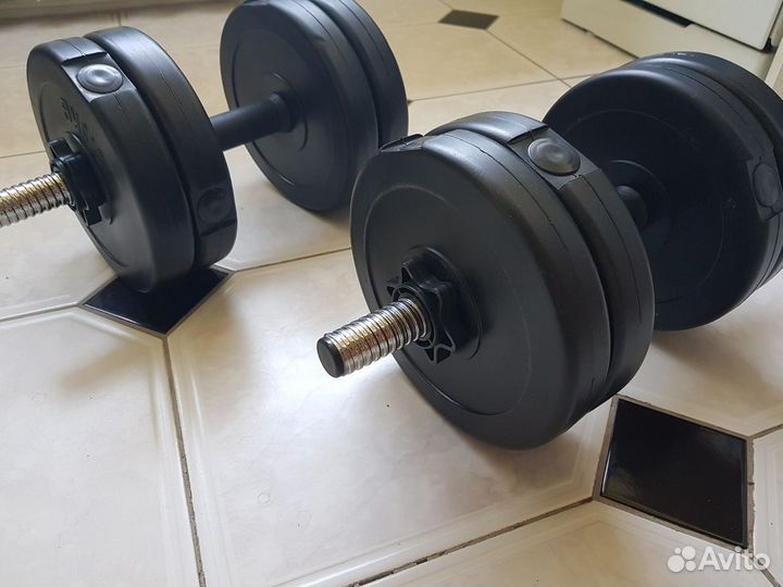 Сборные гантели 2шт по 7.2 кг новые