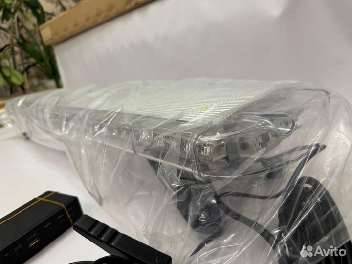 Мигалка желтая стробоскоп 100 см