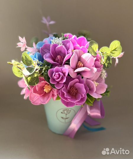 Мыло ручной работы букеты